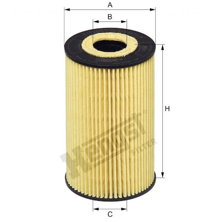 Hengst Oil Filter, E115H01D208 E115H01D208